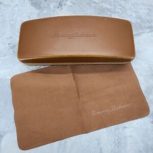 Tommy Bahama Eye Glasses Sunglasses Hard Shell Protective Case Fabric & Leather